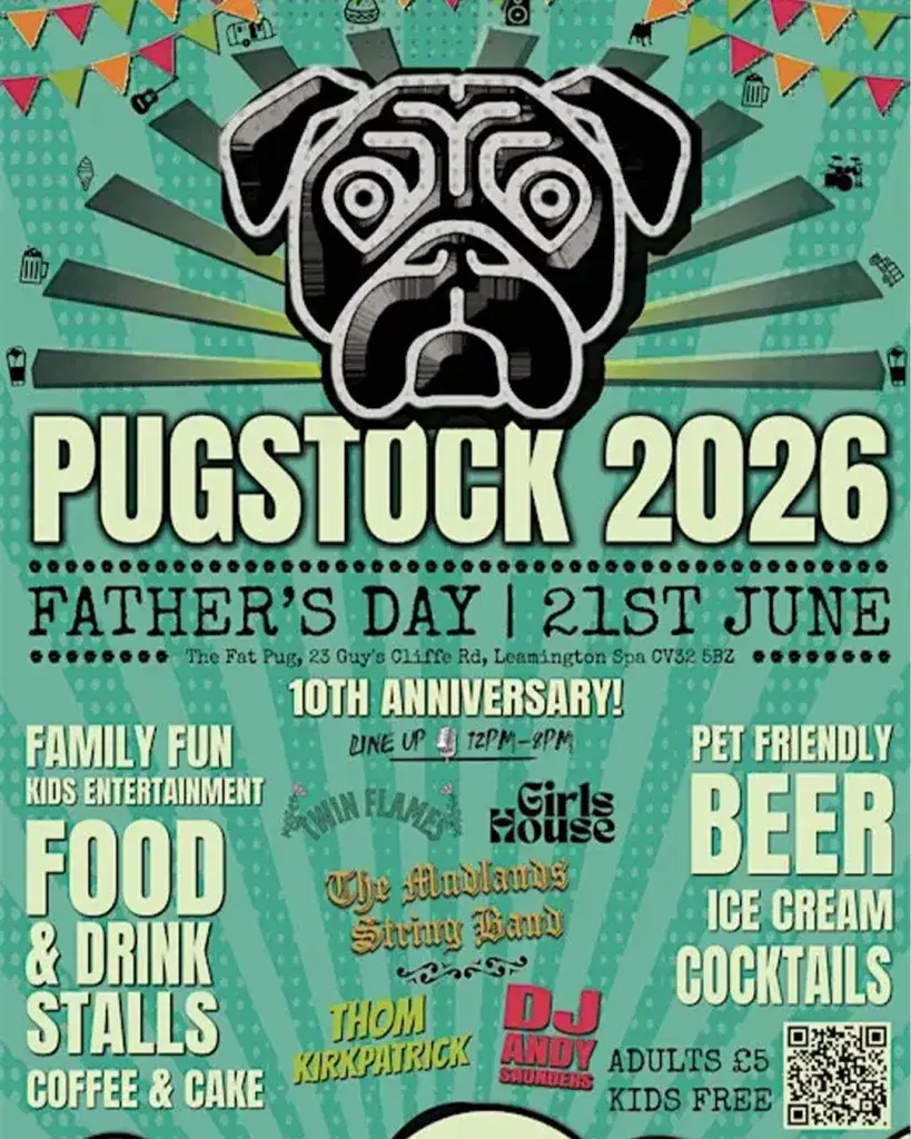Pugstock father's day poster