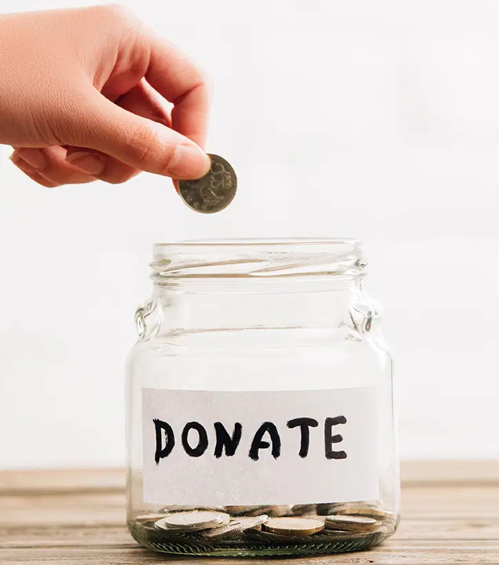 donating